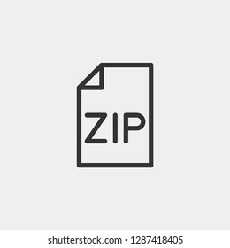 File Modern Simple Vector Icon