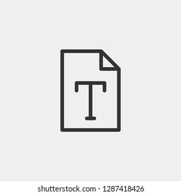 File Modern Simple Vector Icon