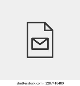 File Modern Simple Vector Icon