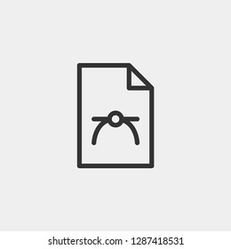 File Modern Simple Vector Icon