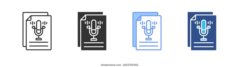 Datei Multi Style Symbol Set Vektor