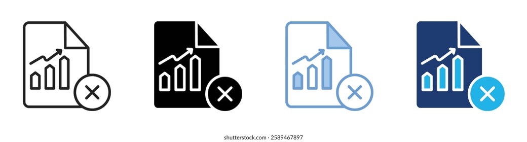 File multi style. Simple illustration icon set.