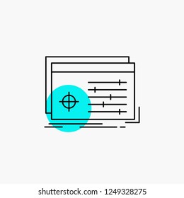 File, object, processing, settings, software Line Icon