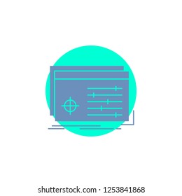 File, object, processing, settings, software Glyph Icon.