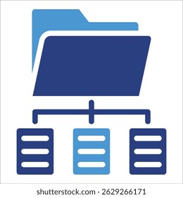 File Organizer Icon Element For Design