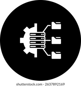 File Organizing Icon Element For Design