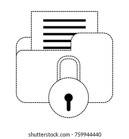 File and padlock design