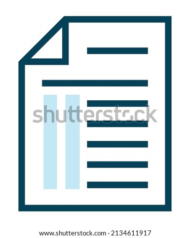 file paper document isolated icon