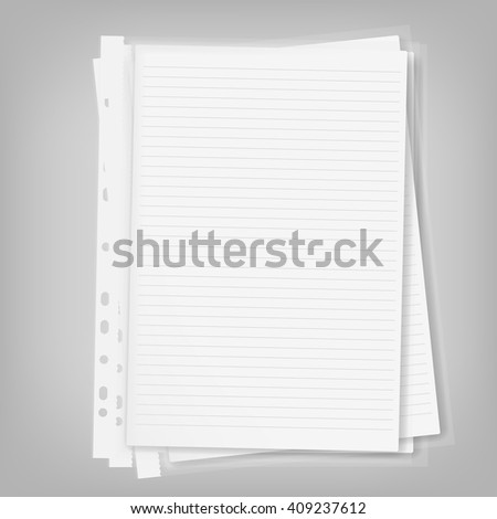 file, paper holder,  multifora. vector illustration