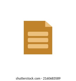 File paper vector illustration, for icon, sticker, app and the other