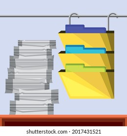 file paperwork office folders archive documents