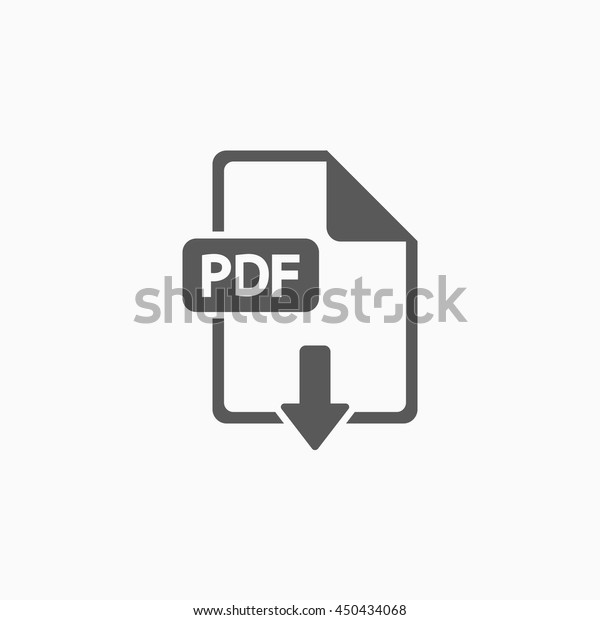 Pdfファイルアイコン のベクター画像素材 ロイヤリティフリー 450434068