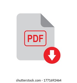 File PDF icon design isolated on white background