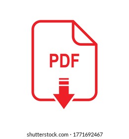 File PDF icon design isolated on white background