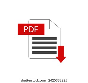archivo PDF icono ilustración vectorial