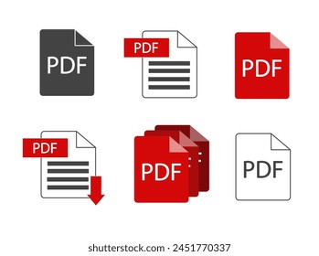 file PDF icon vector illustration