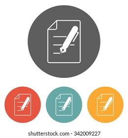 file& pen icon