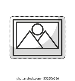 file picture isolated icon vector illustration design