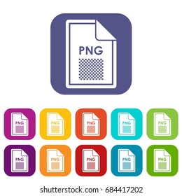 File PNG icons set
