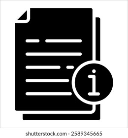 File Properties Icon Element For Design