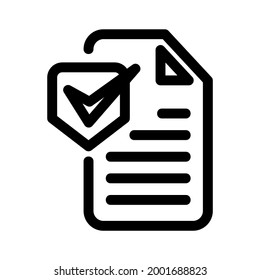 file protection icon or logo isolated sign symbol vector illustration - high quality black style vector icons
