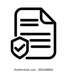 file protection icon or logo isolated sign symbol vector illustration - high quality black style vector icons
