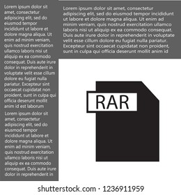 file rar vector icon 10 eps