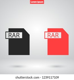 file rar vector icon 10 eps
