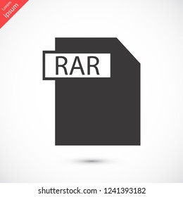 file rar vector icon 10 eps