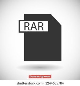 file rar vector icon 10 eps