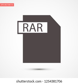 file rar vector icon 10 eps