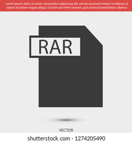 file rar vector icon 10 eps
