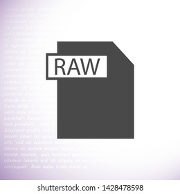 file raw vector icon 10 eps , Lorem ipsum Flat design