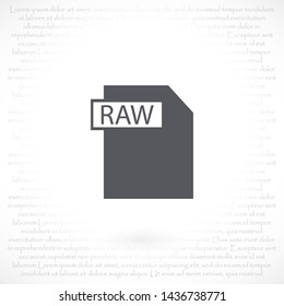 file raw vector icon 10 eps , Lorem ipsum Flat design