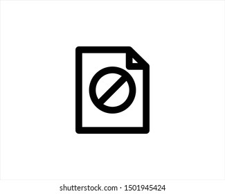file remove icon vectors eps10