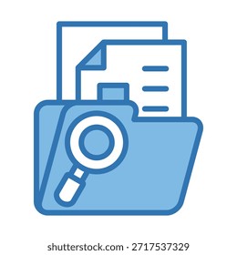 Symbolelement für die Dateisuche für Design