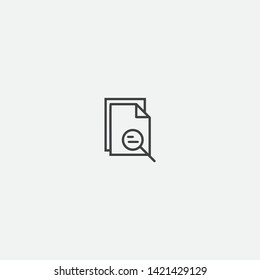 file search icon graphic element Illustration template design