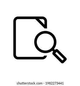 Dateisuchsymbol, Zeilenvektorgrafiken