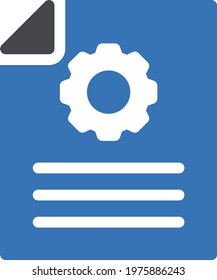 file setting vector glyph colour icon