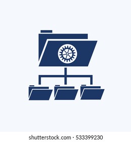 File share icon design,clean vector