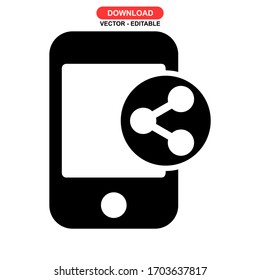 file share icon or logo isolated sign symbol vector illustration - high quality black style vector icons

