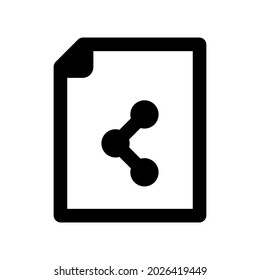 File share icon.document,connect (vector illustration)
