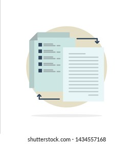 File, Share, Transfer, Wlan, Share it Abstract Circle Background Flat color Icon