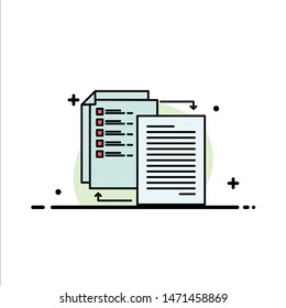 File, Share, Transfer, Wlan, Share it  Business Flat Line Filled Icon Vector Banner Template