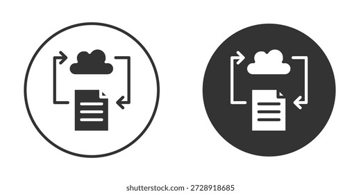 File sharing icon clipart vector designs for graphic projects