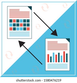 File sharing icon - Illustration