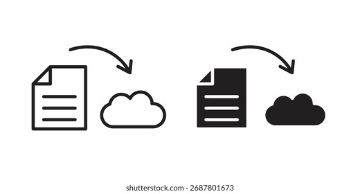 File sharing icon sign symbol and flat style for app, web and digital design.