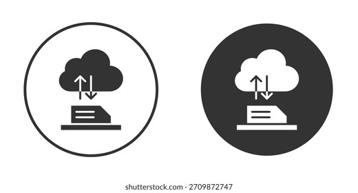 Paquete de signos de icono de uso compartido de archivos. Símbolos de Vector para Diseños gráficos