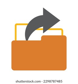 file sharing icon vector illustration symbol design