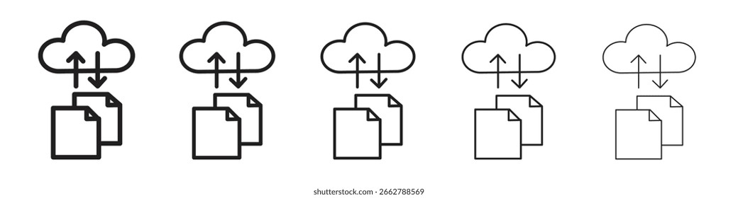 Dateifreigabe-Symbol für Ihr Website-Design, Logo, App, Benutzeroberfläche.